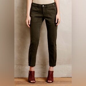 Pilcro Hyphen Utility Chinos Anthropologie Moss Green Pants Size: 25 NWT